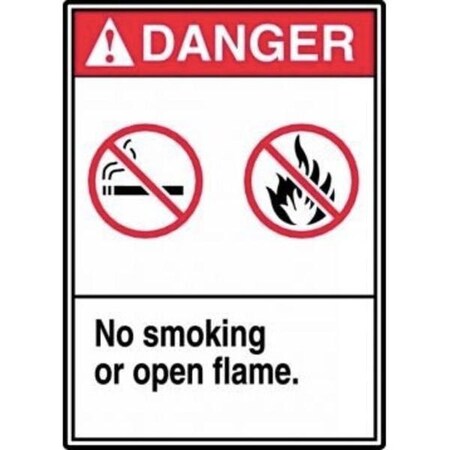 Accuform ANSI DANGER Safety Sign NO SMOKING MRMK109VS MRMK109VS